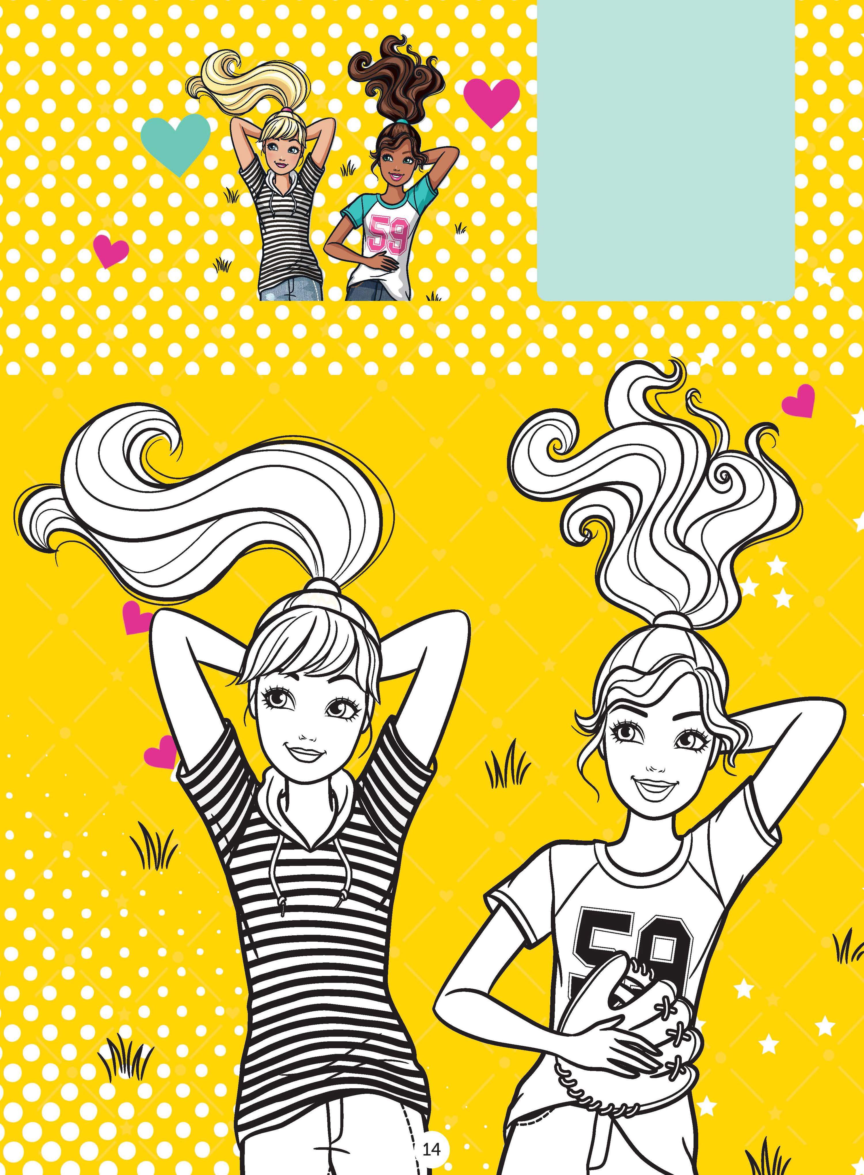 Dreamland Publications Barbie Copy Colouring Book