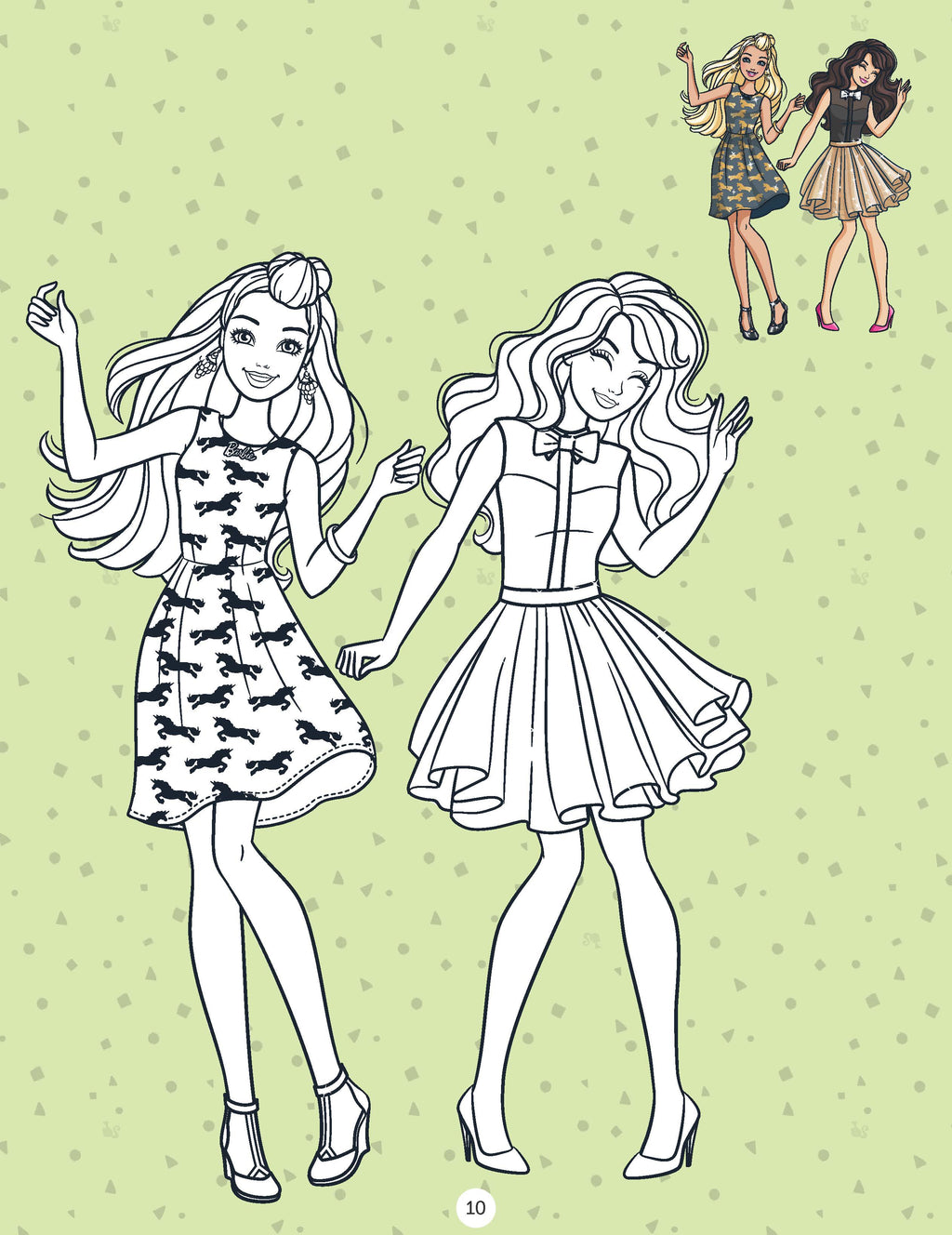 Dreamland Publications Barbie Copy Colouring Book