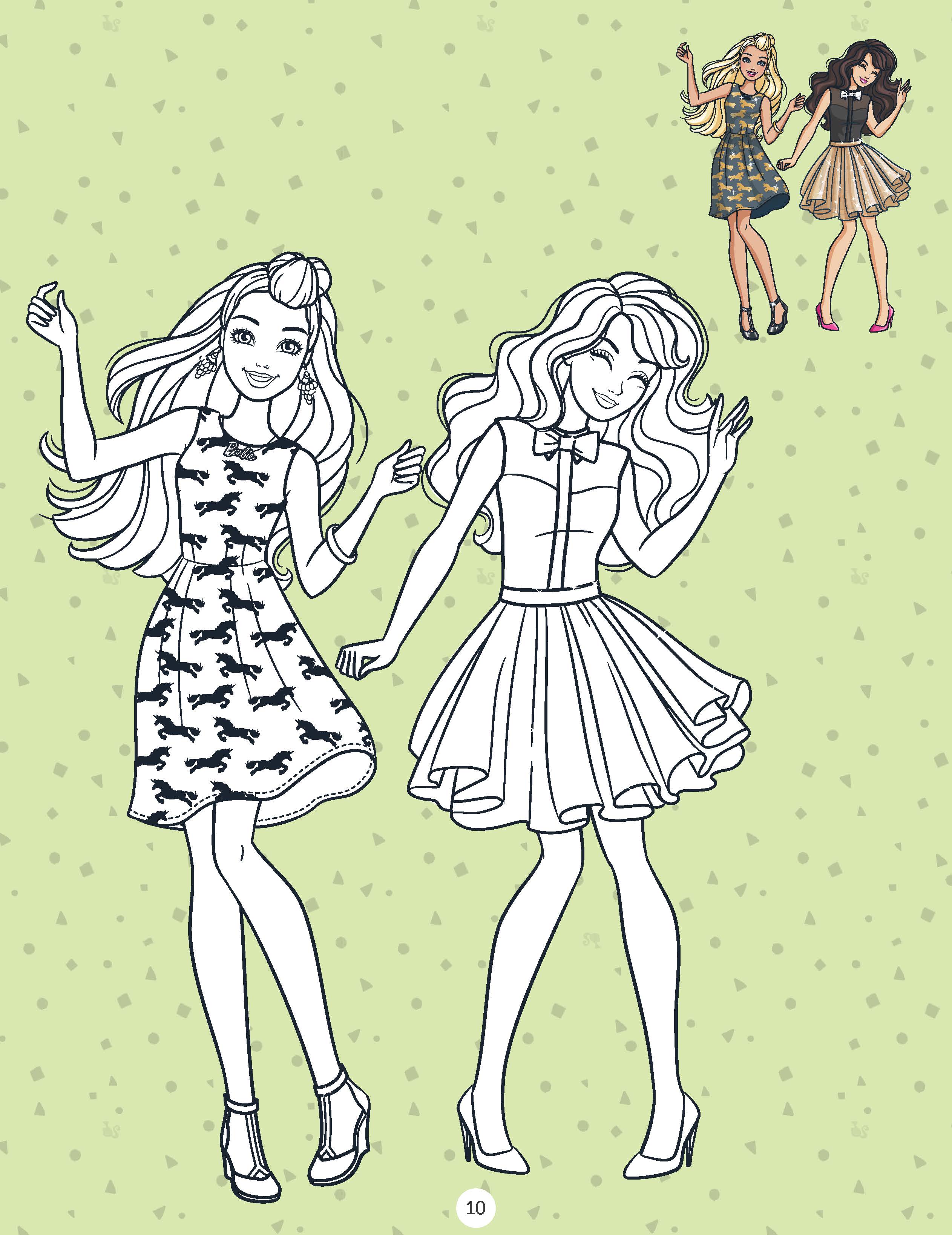 Dreamland Publications Barbie Copy Colouring Book