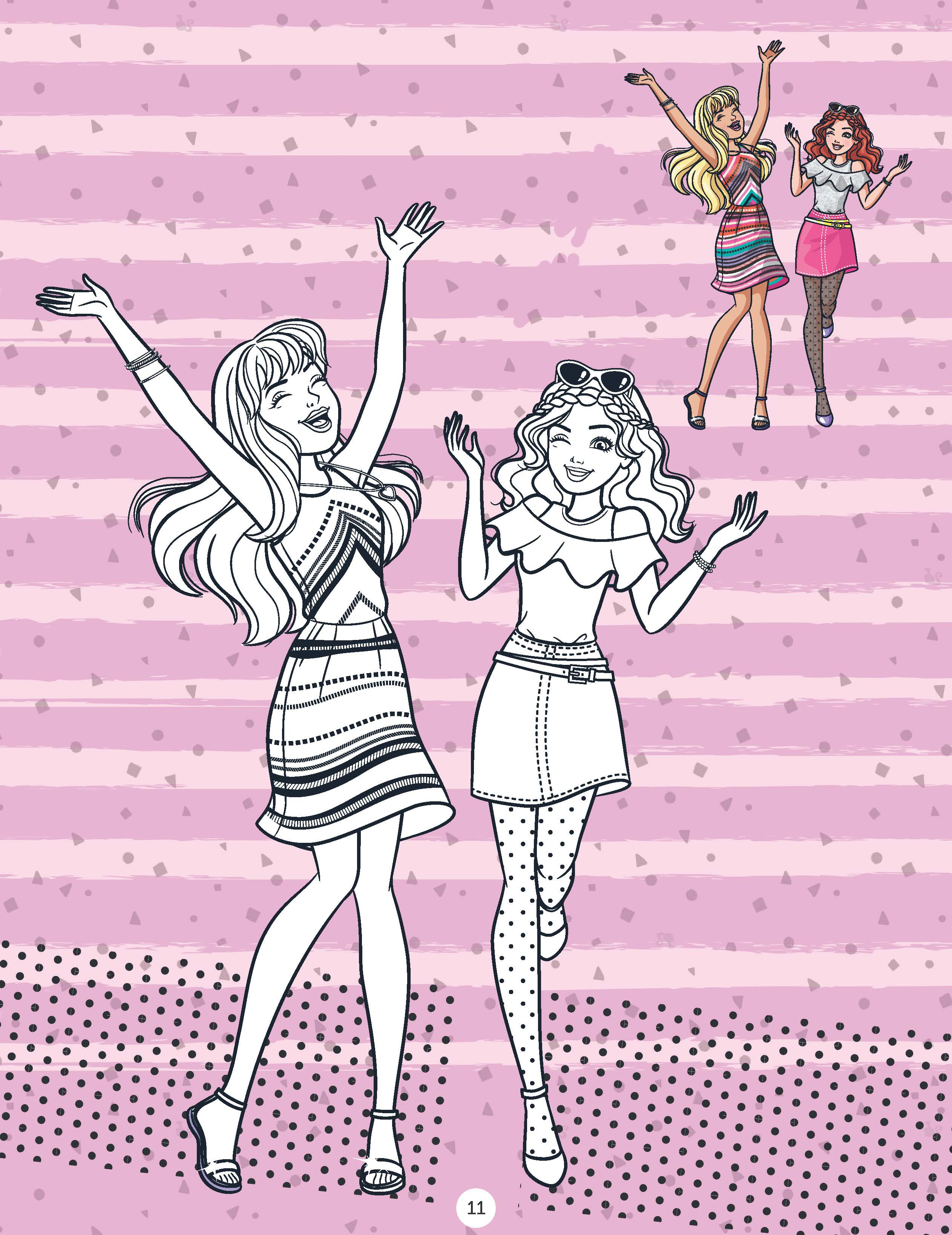 Dreamland Publications Barbie Copy Colouring Book