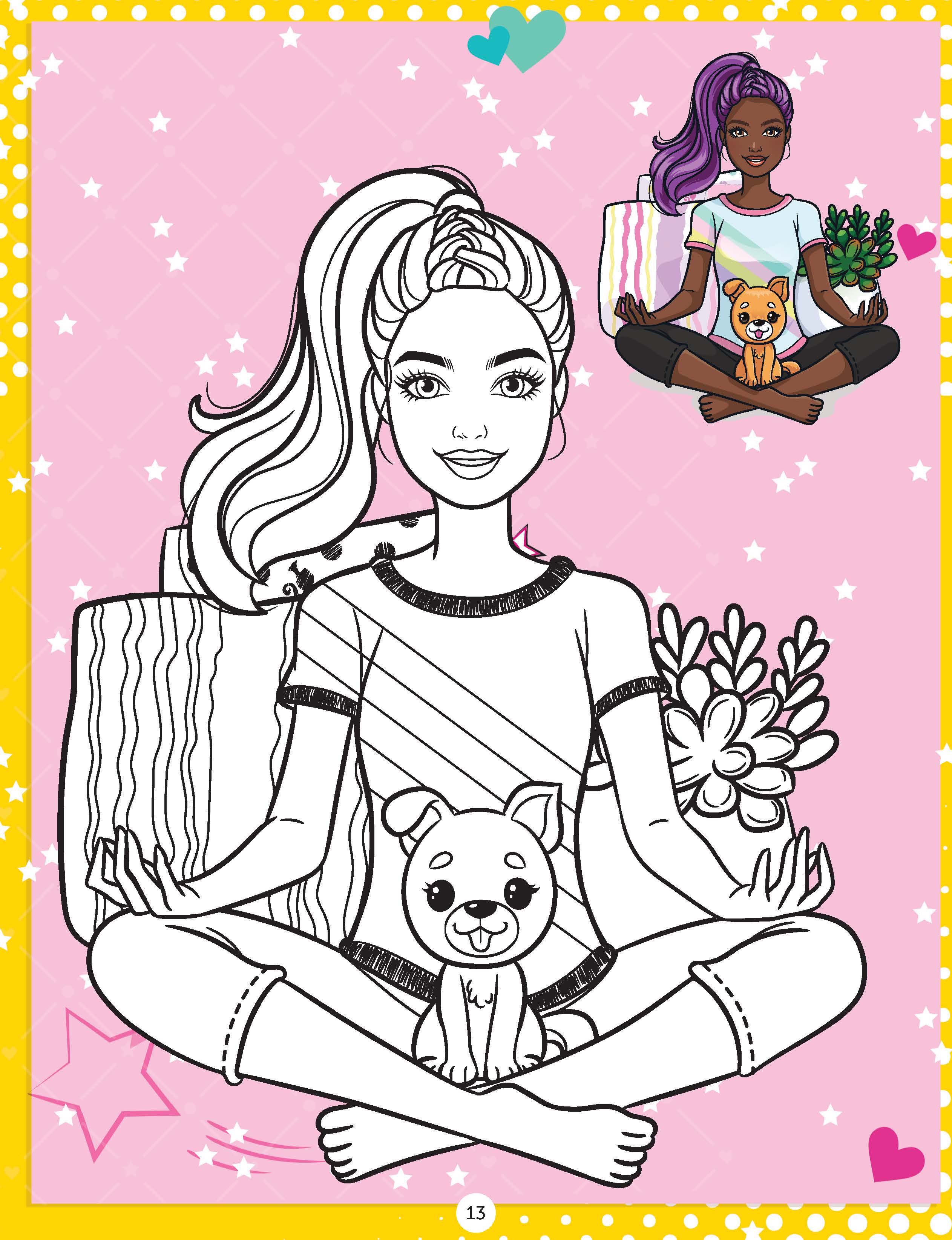 Dreamland Publications Barbie Copy Colouring Book