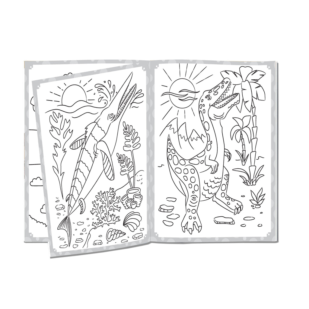 Dreamland Publications My Ultimate Dinosaurs Colouring Fun Book with Free Crayons : Children's Colouring Book