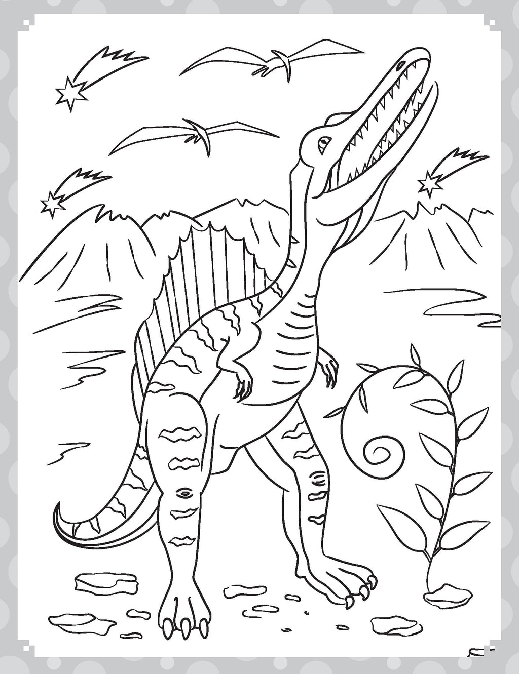 Dreamland Publications My Ultimate Dinosaurs Colouring Fun Book with Free Crayons : Children's Colouring Book