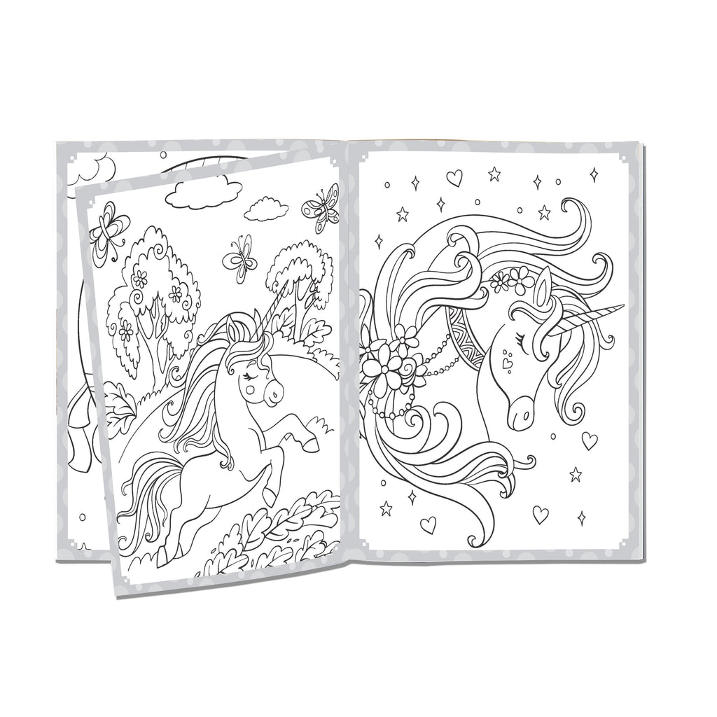 Dreamland Publications My Ultimate Unicorns Colouring Fun Book with Free Crayons : Children's Colouring Book