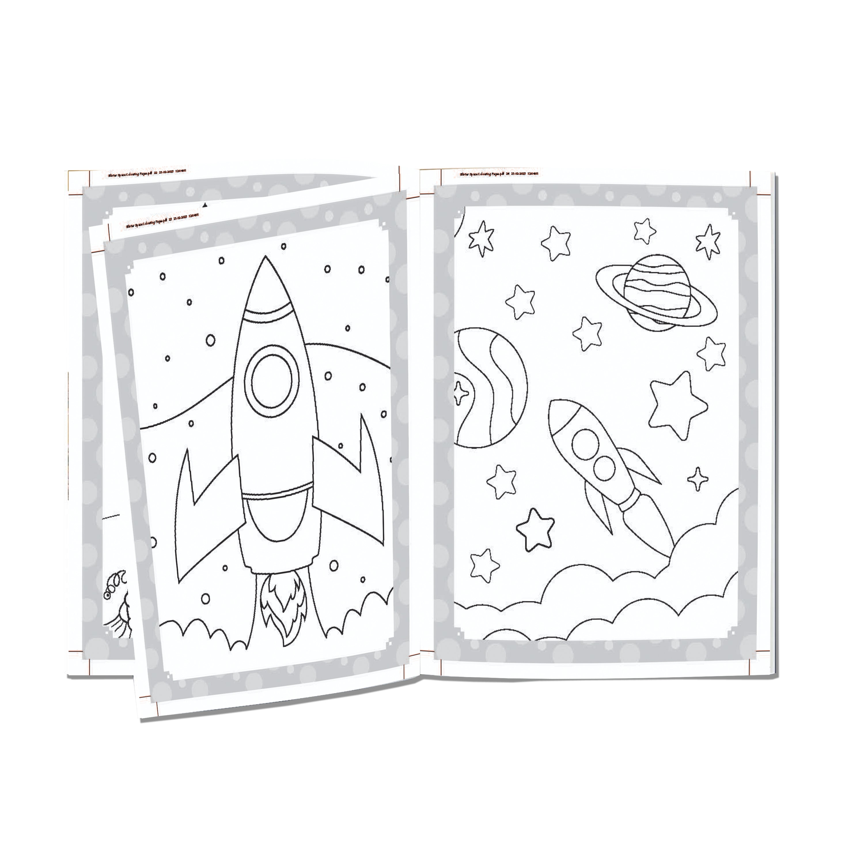 Dreamland Publications My Ultimate Space Colouring Fun Book with Free Crayons : Children's Colouring Book