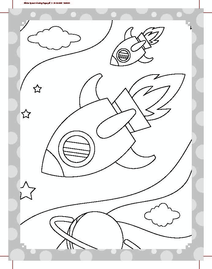 Dreamland Publications My Ultimate Space Colouring Fun Book with Free Crayons : Children's Colouring Book