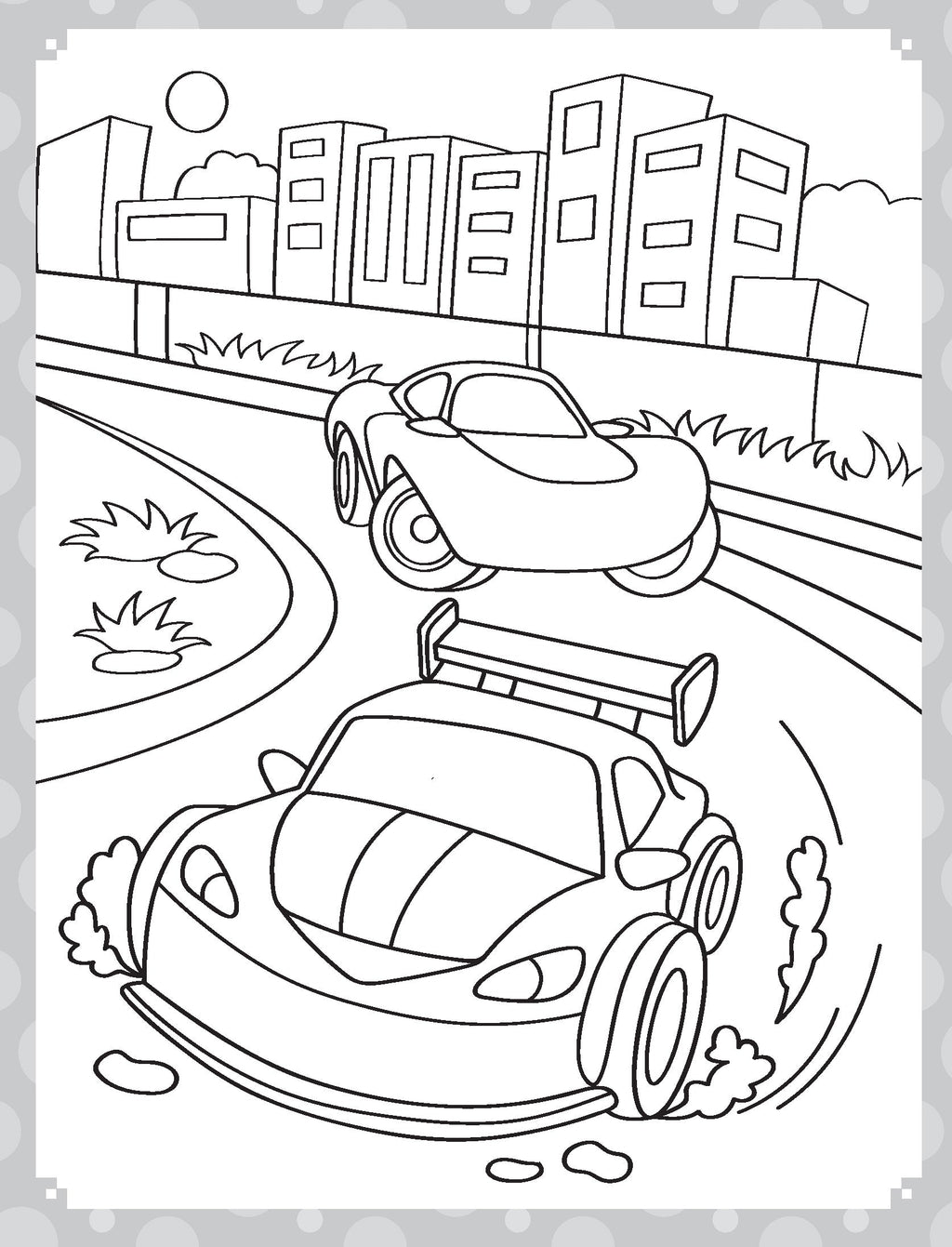 Dreamland Publications My Ultimate Vehicles Colouring Fun Book with Free Crayons : Children's Colouring Book