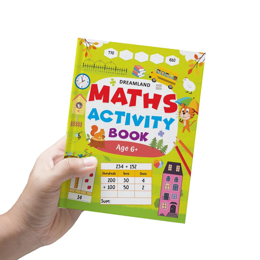 Dreamland Publications Maths Activity Book Age 6+ : Children's Interactive & Activity Book
