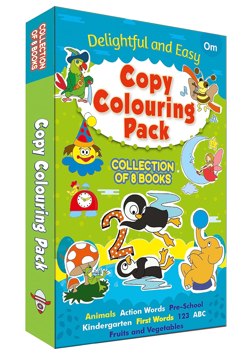 Copy Colouring Book ( Collection of 8 Books) - Om Books
