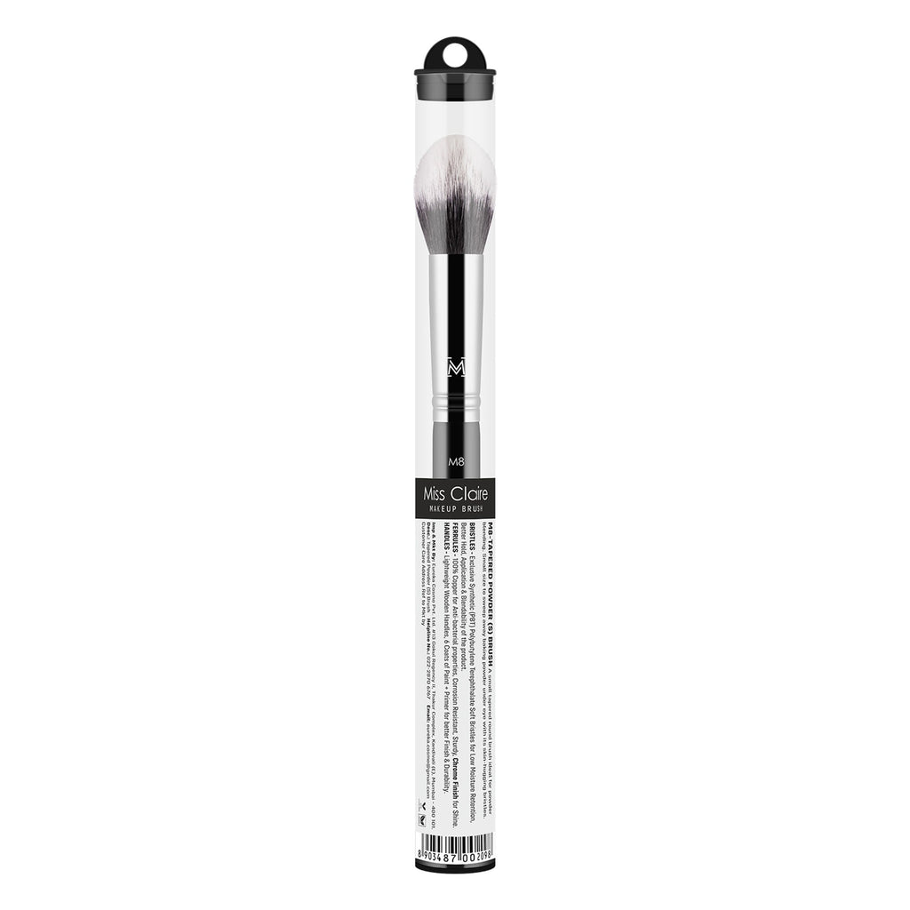 Miss Claire M8 - Tapered Powder (S) Brush - Chrome