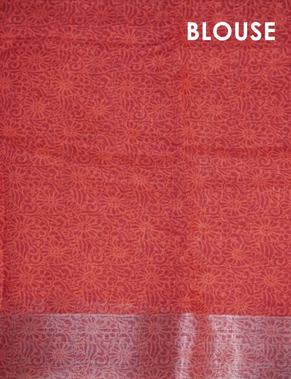 Light Peach And Orange Colour Semi Chanderi Saree By Gayathri Reddy Designer Studio