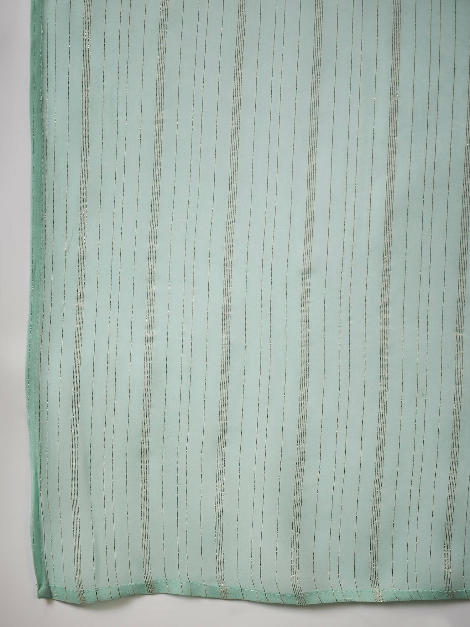 Sky Blue Georgette Handwork Unstitched Dress Material - Hanika