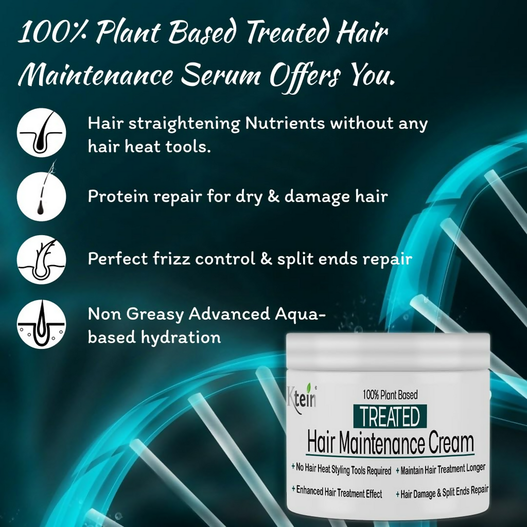 Ktein 100% Plant Based Treated Hair Maintenance Cream Natural