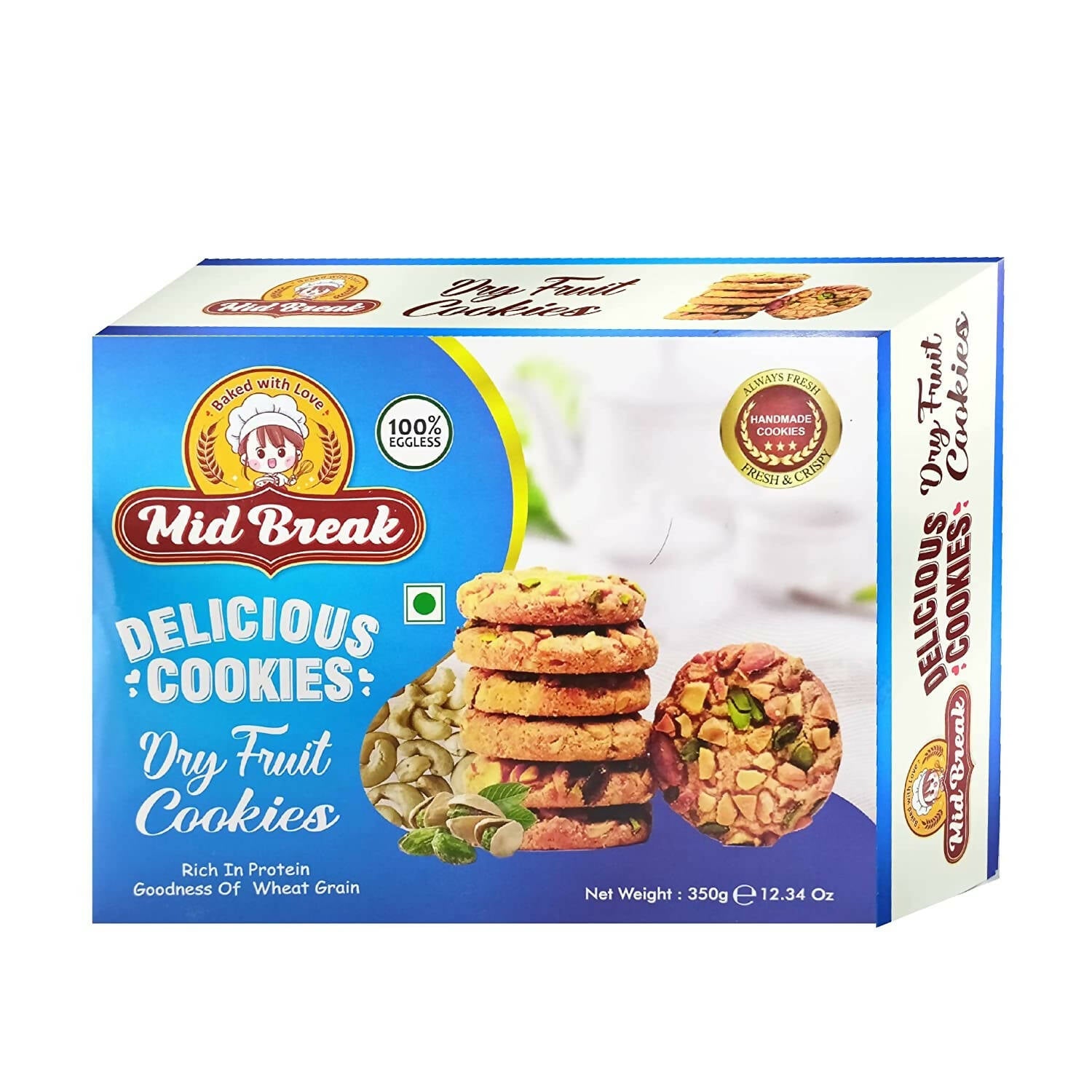 Mid Break Dry Fruit Cookies