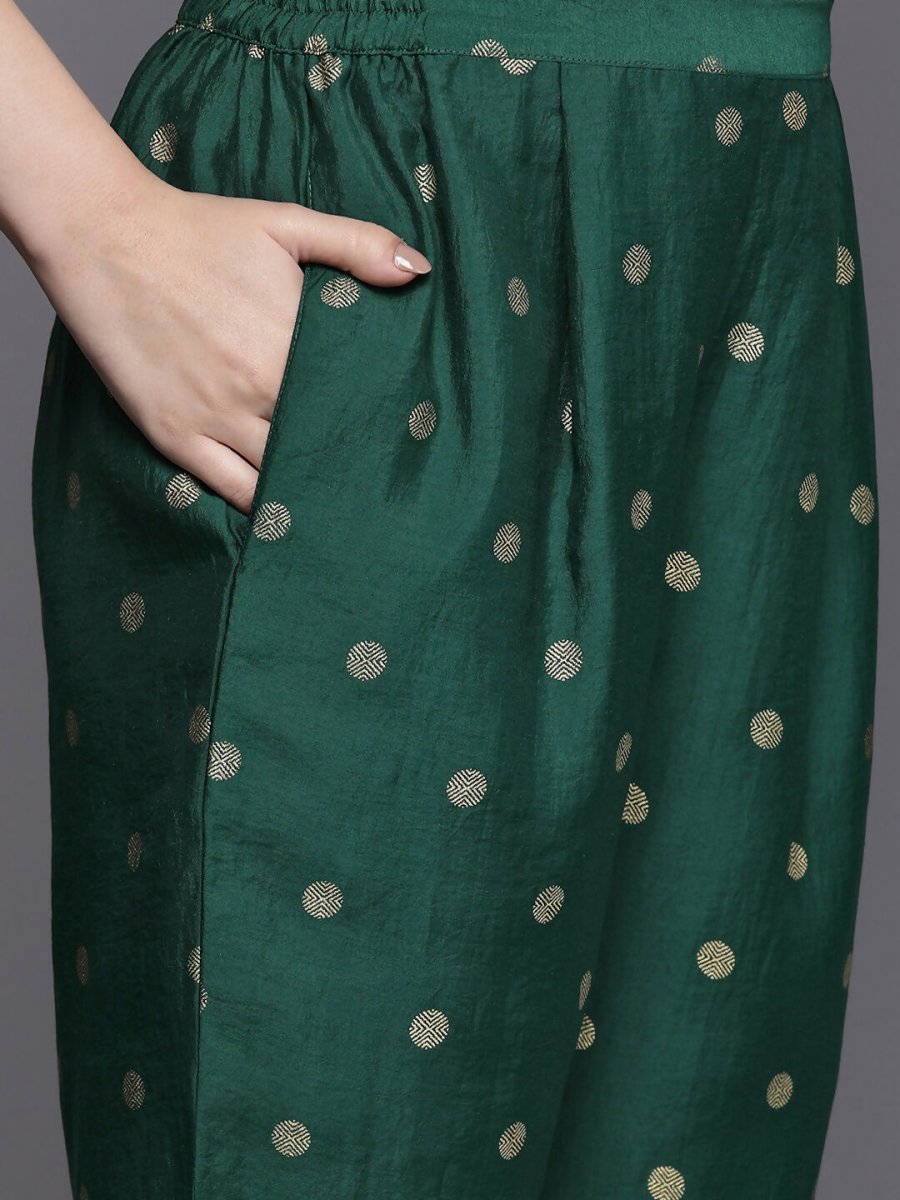 Ahalyaa Women's Traditional wear Kurta Set - Green