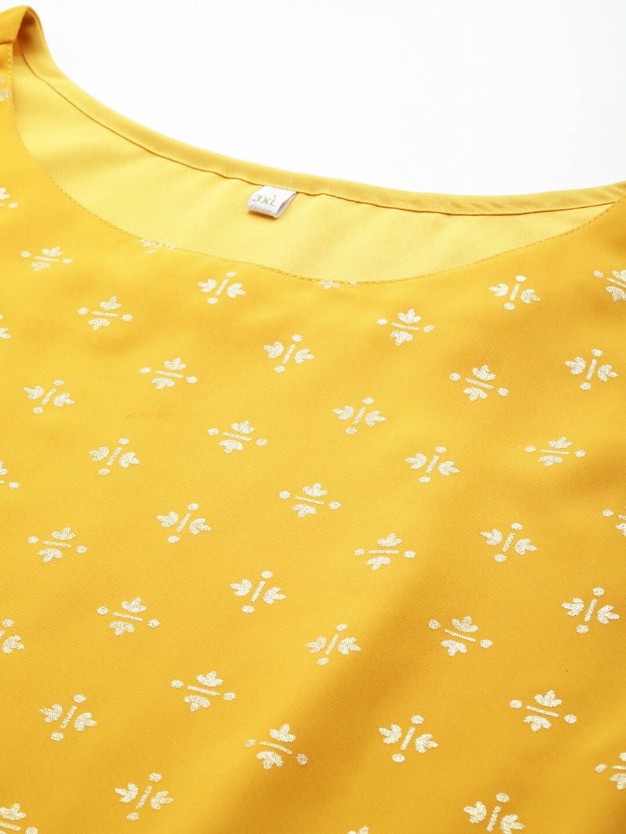 Ahalyaa Women's Traditional Wear Co-ords - Mustard