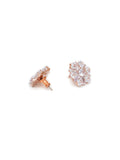 stone stud (Rose gold) - Ruby Raang