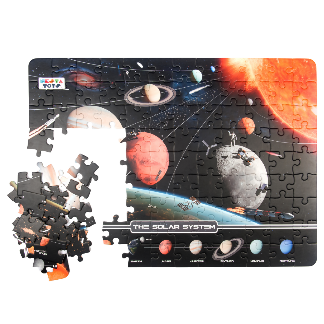 Nesta Toys Solar System Floor Puzzle , Space Jigsaw Puzzle for Kids, Educational Toys (6+ Years)