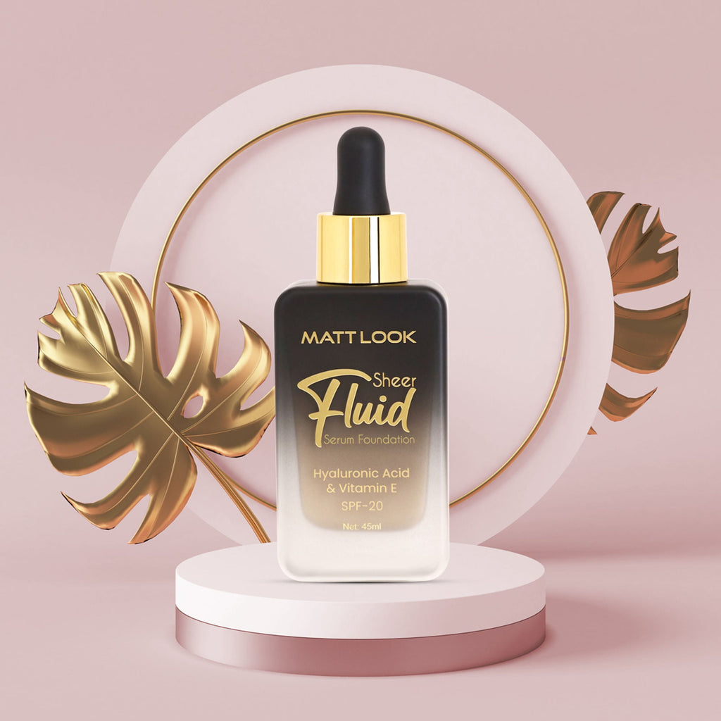Matt Look Sheer Fluid Serum Foundation - 05 Oat Meal