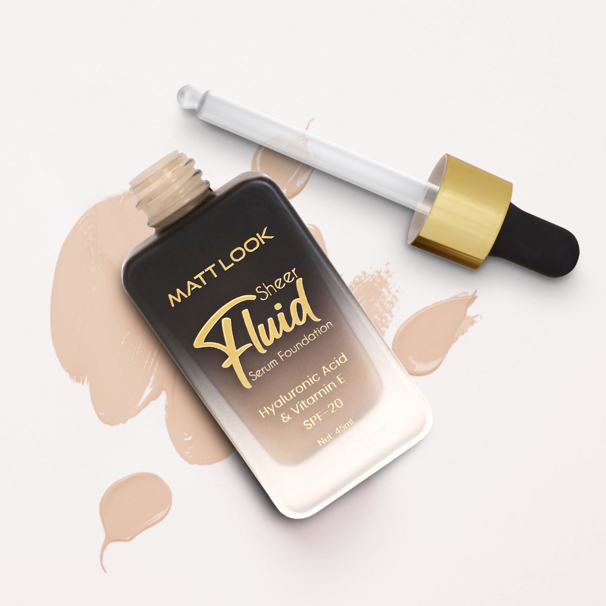 Matt Look Sheer Fluid Serum Foundation - 06 Toasted Wheat