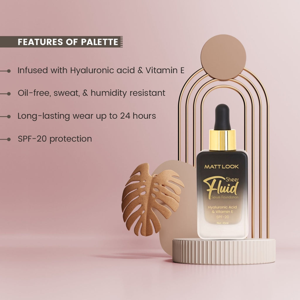 Matt Look Sheer Fluid Serum Foundation - 06 Toasted Wheat