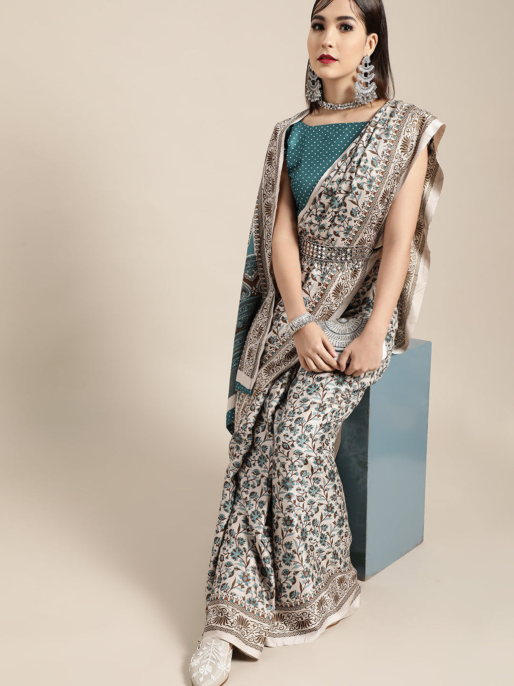 Saree Mall Ethnic Motifs Saree