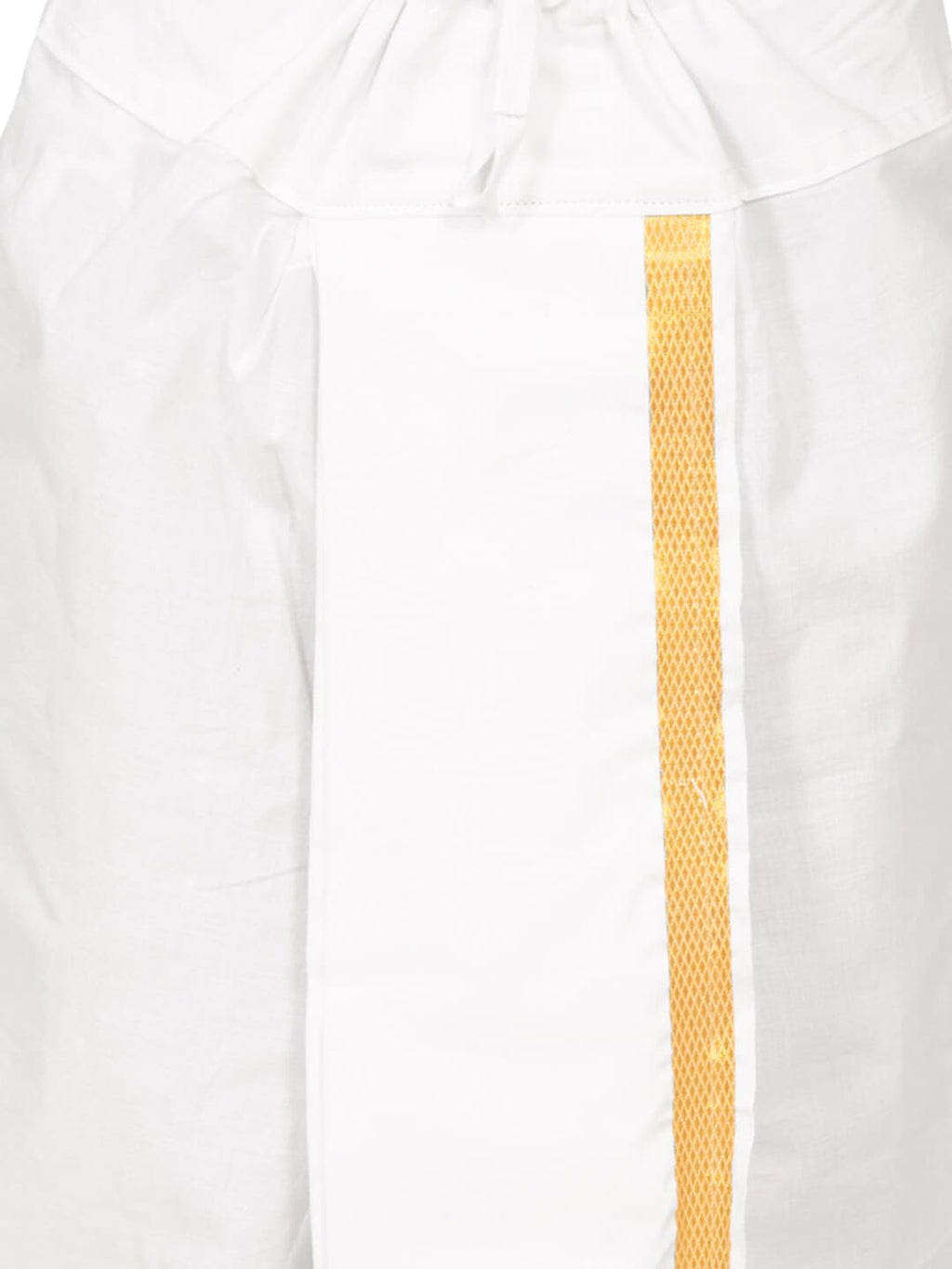 Sethukrishna Boys Yellow & Red Printed Kurta with Dhoti Pants
