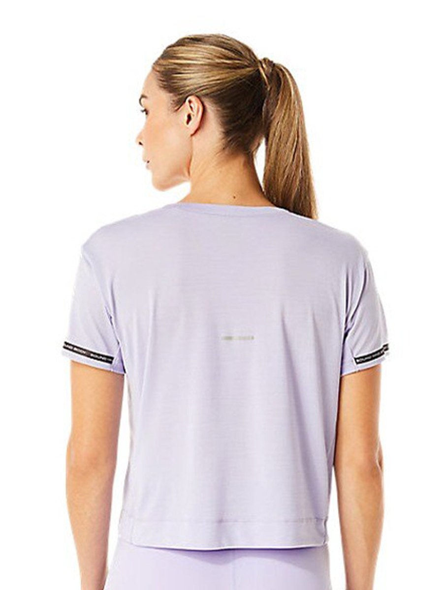 ASICS RACE Round Neck Crop T-Shirt