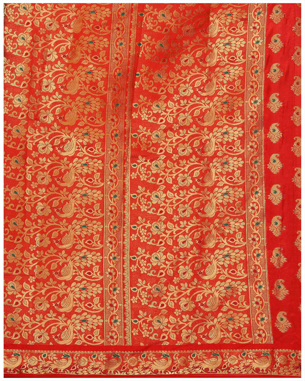 Mimosa Women's Green Kanchipuram Art Silk Saree