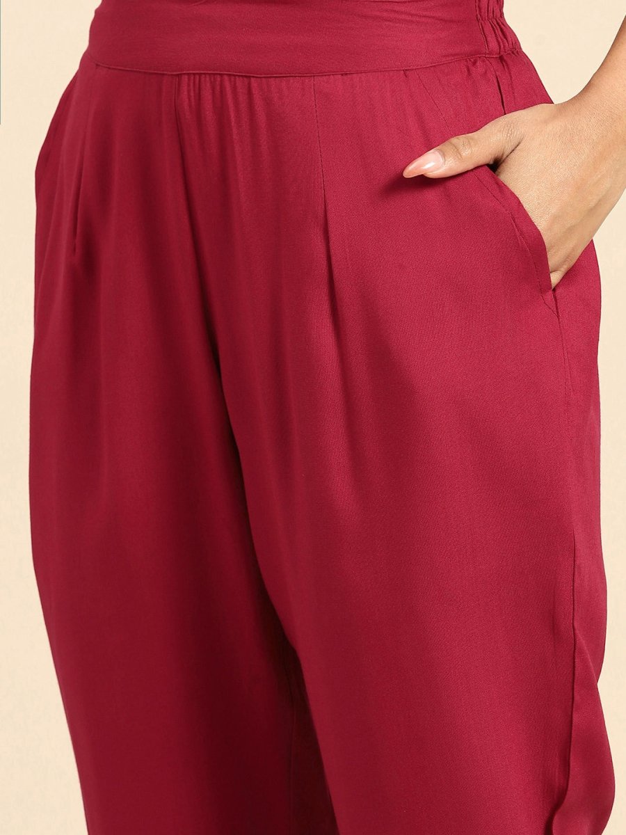 All About You Ethnic Motifs Printed Regular Kurta with Trousers