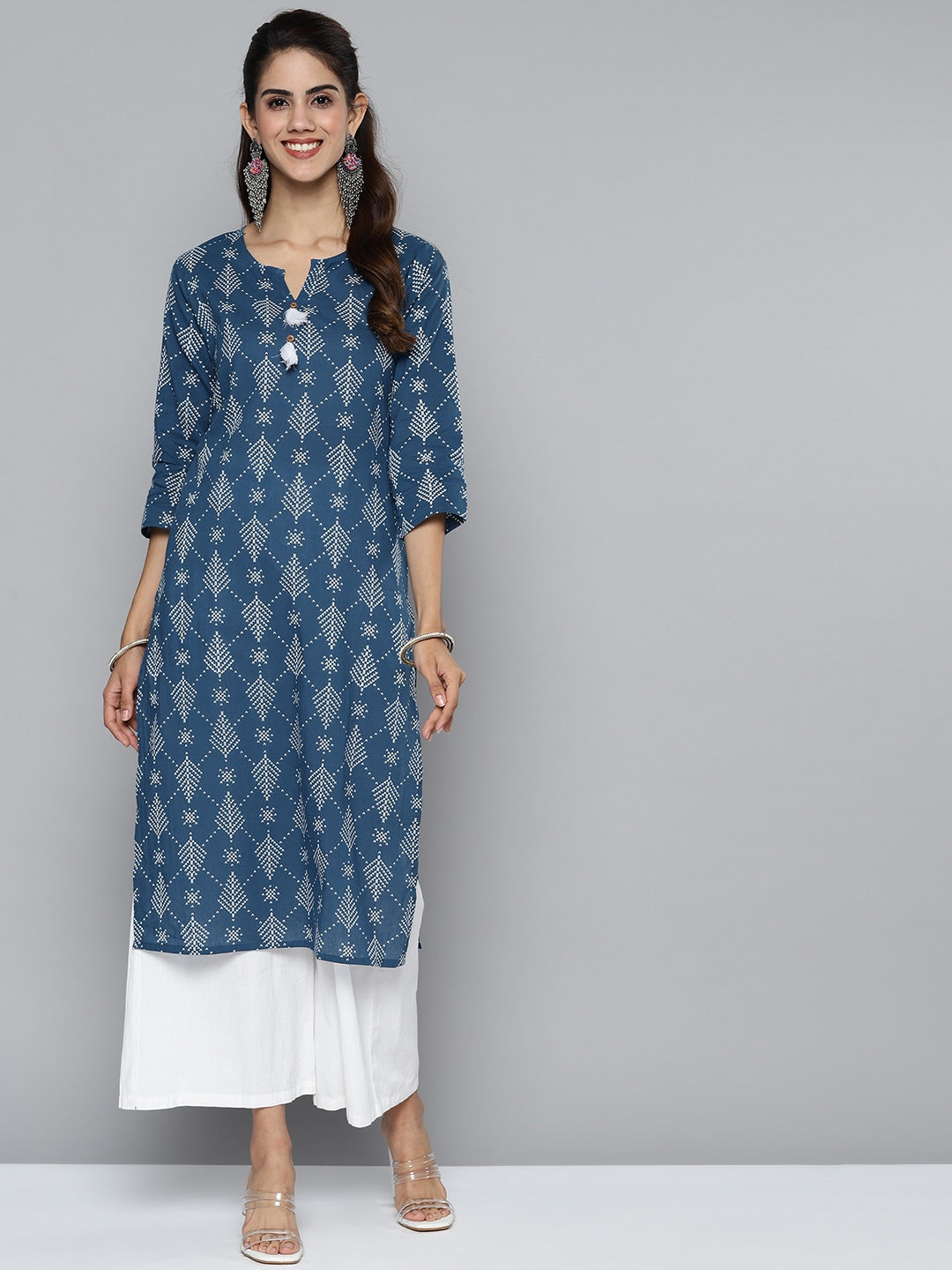 HERE&NOW Women Geometric Printed Kurta