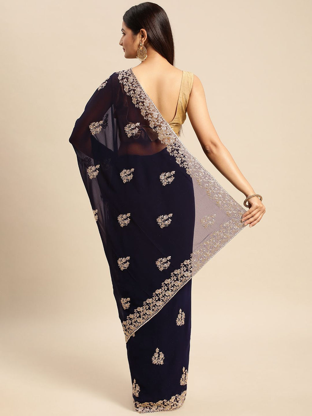 kasee Embroidered Ethnic Saree