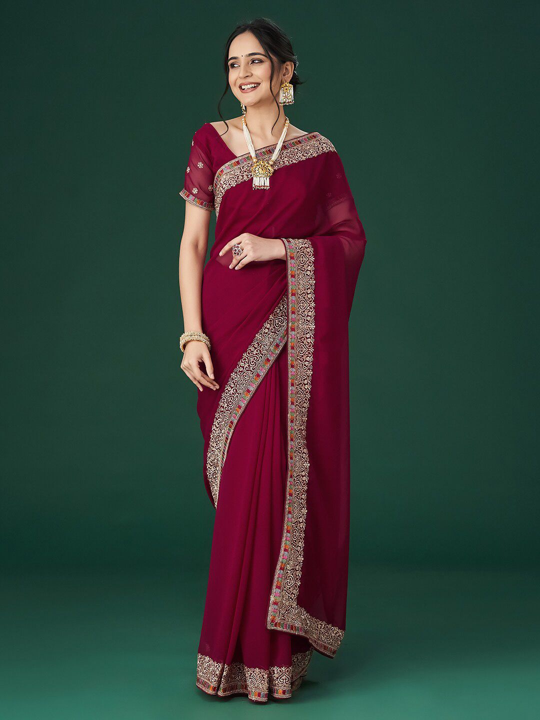 kasee Embroidered Sarees