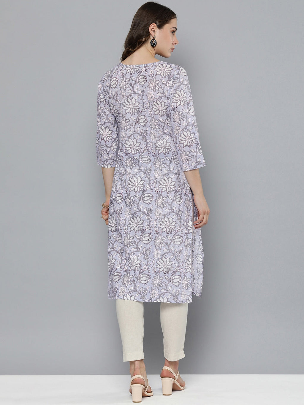 HERE&NOW Floral Printed Kurta