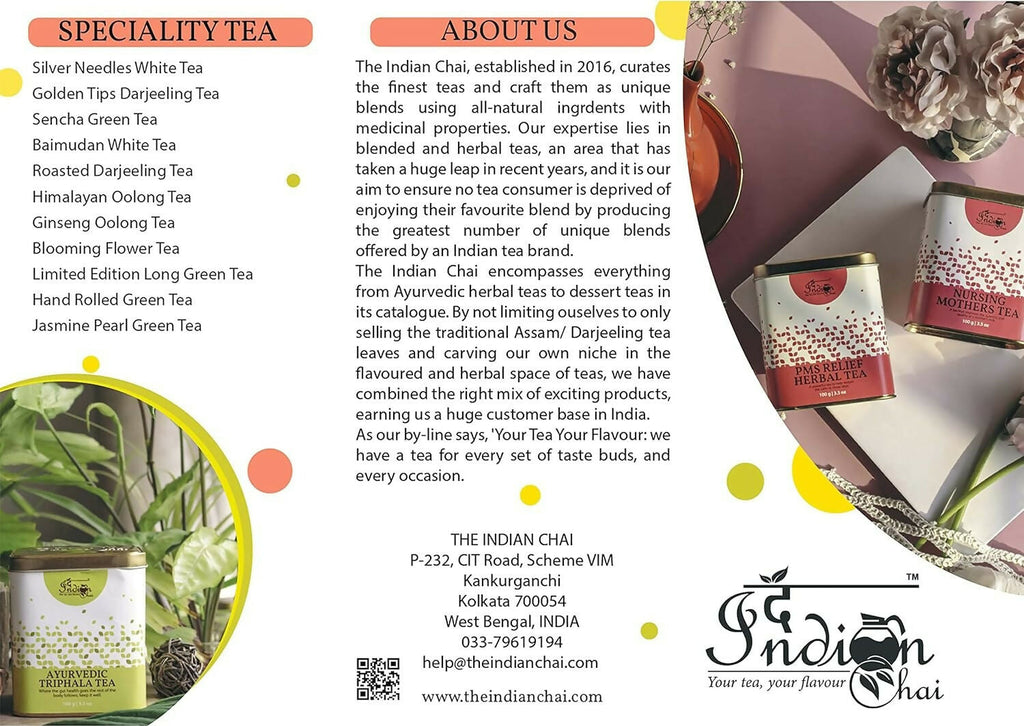 The Indian Chai - Licorice Mulethi Zing Tea 30 Pyramid Tea Bags