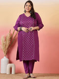 Sztori Women Floral Printed Regular Kurta with Trousers