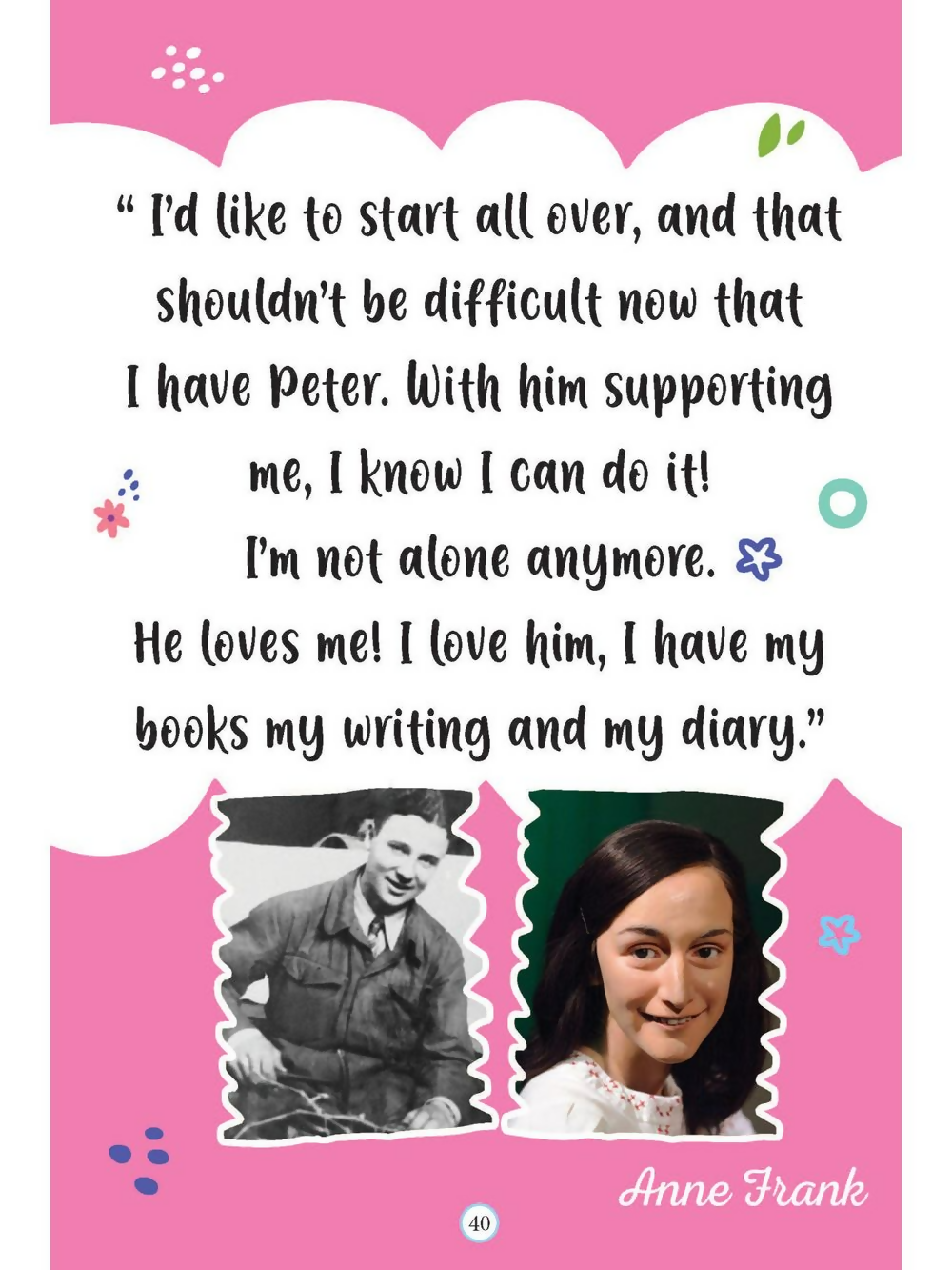 Dreamland Publications Anne Frank Icons of Inspiration Illustrated Biography For Kids