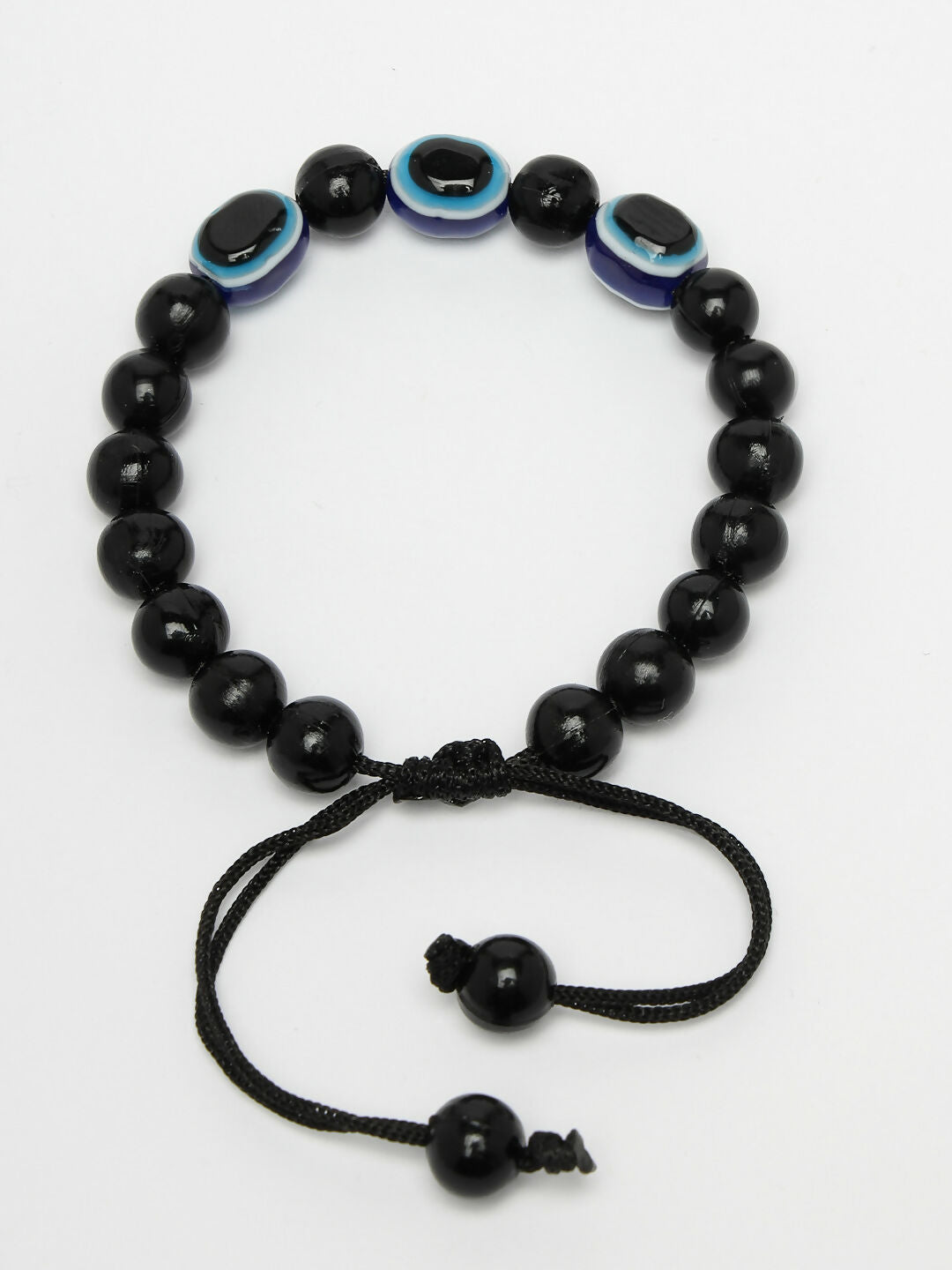 NVR Men & Women Evil Eye Men & Women Black Thread Bracelet