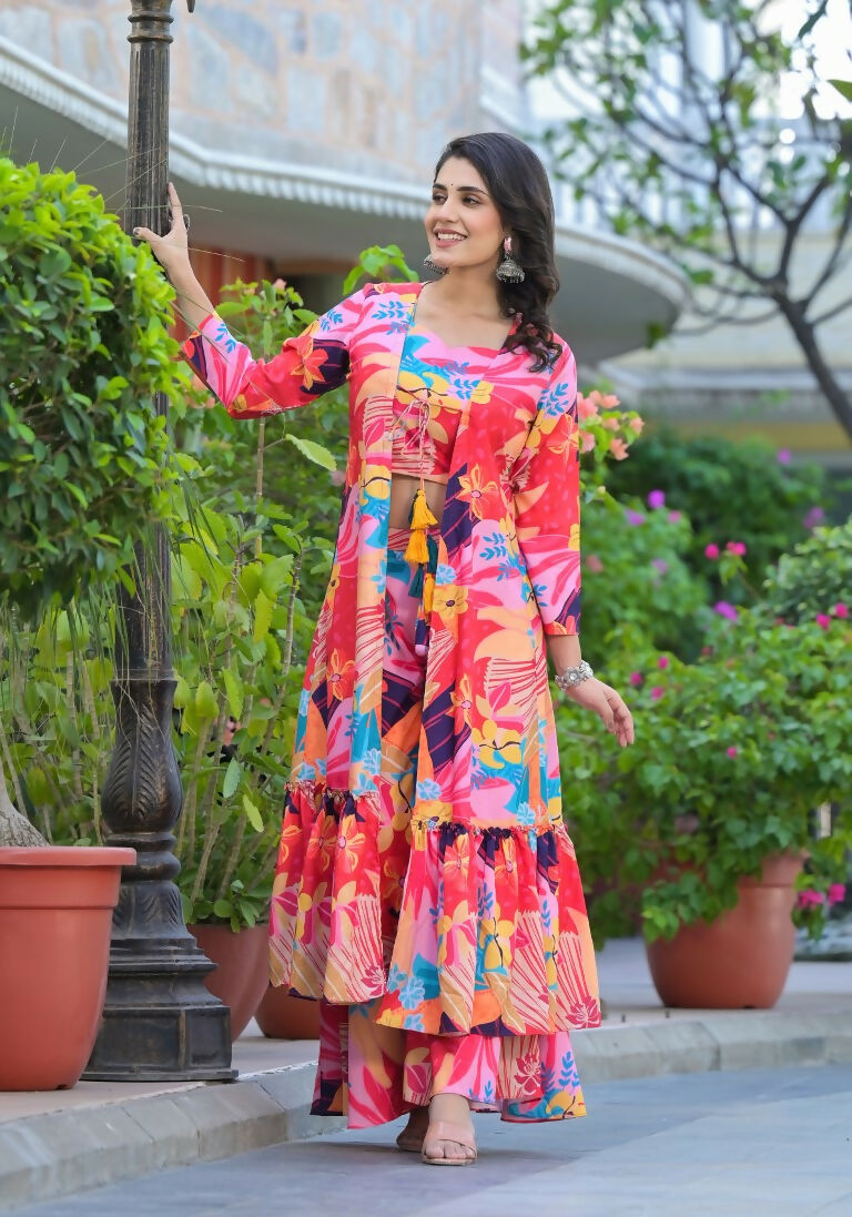 Designer Stylish Multi Ab Cotton Stitched jacket Style - Anbazaar