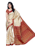 Mimosa Women's Kanchipuram Art Silk Saree With Blouse Piece