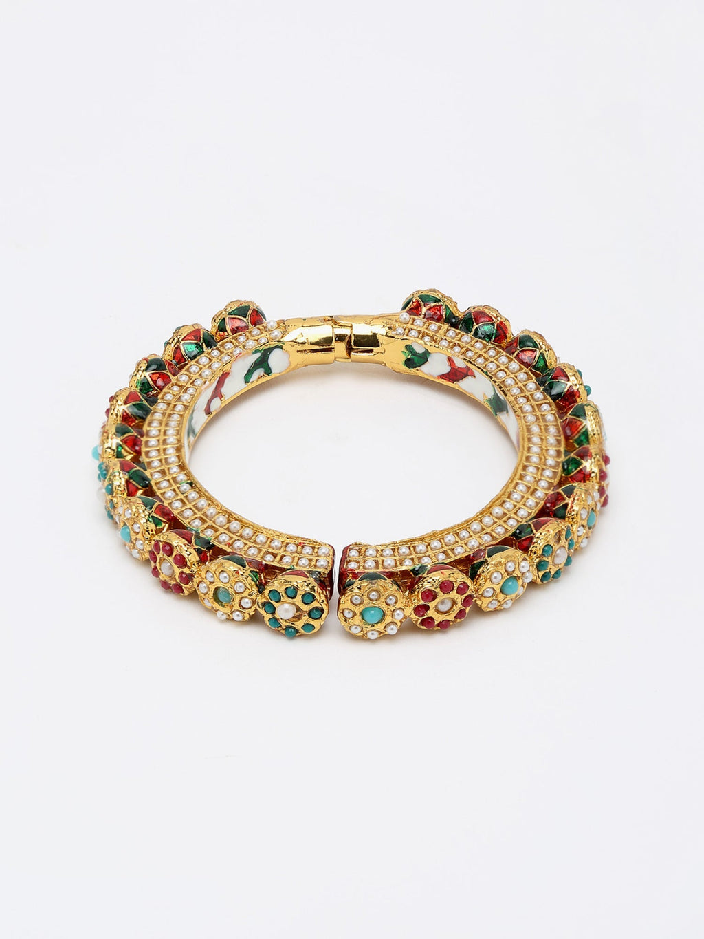 Multi Embellished Bangle - Ruby Raang