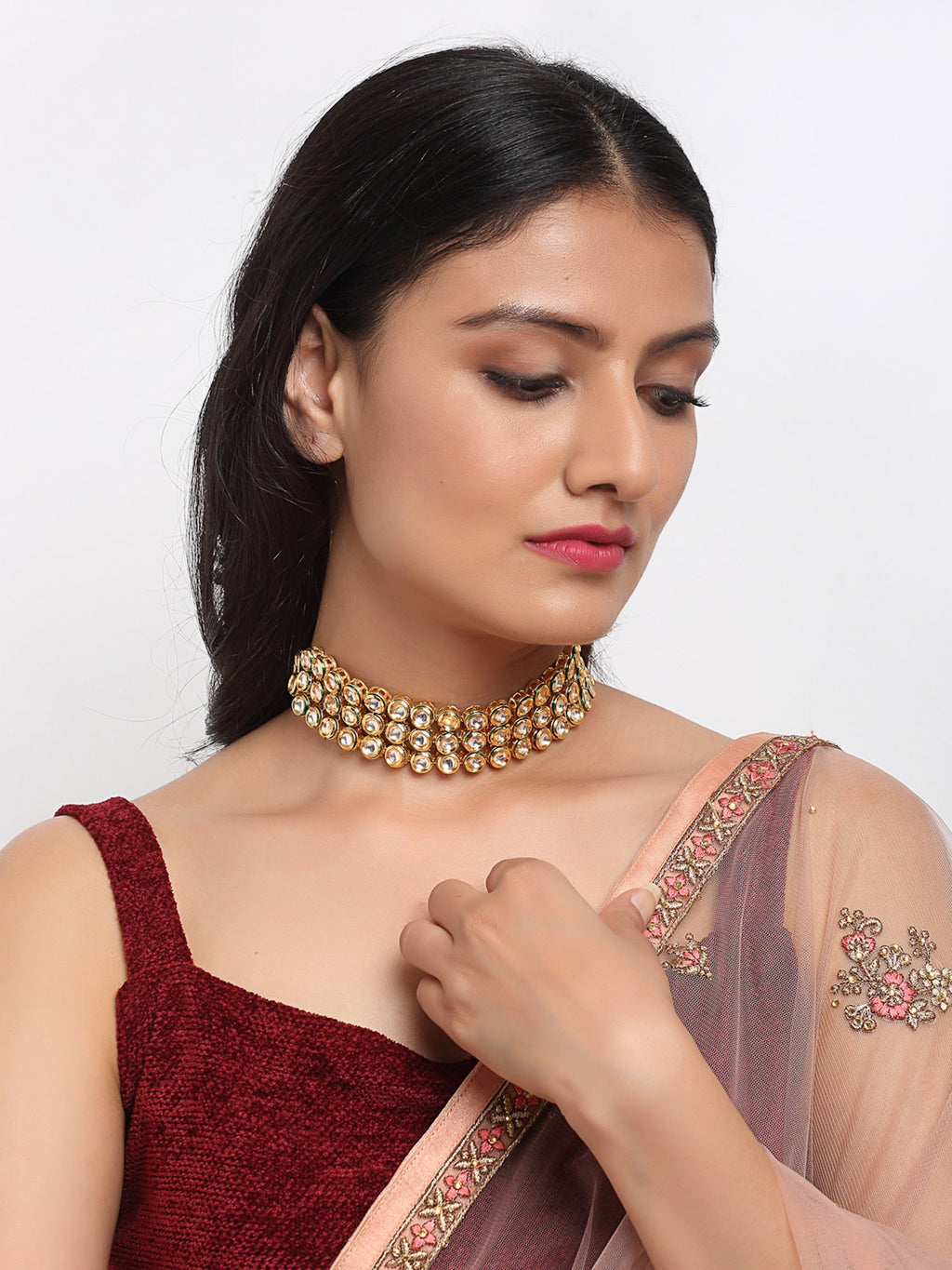 Kundan Choker - Ruby Raang