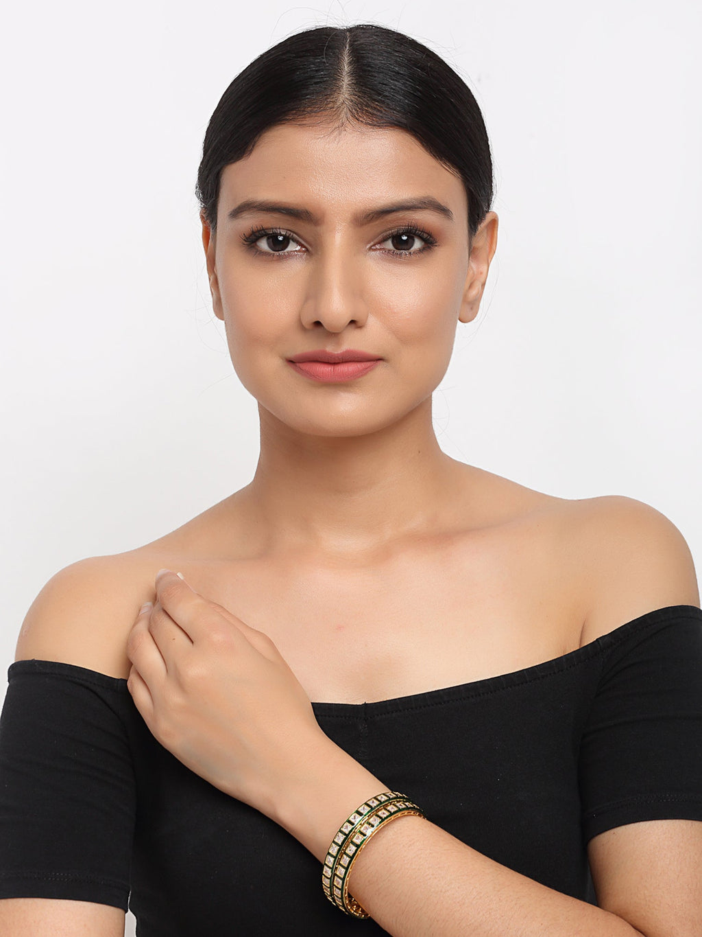 Meenakari Bangles Set Of 2 - Ruby Raang