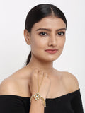Kundan Hand Harness - Ruby Raang