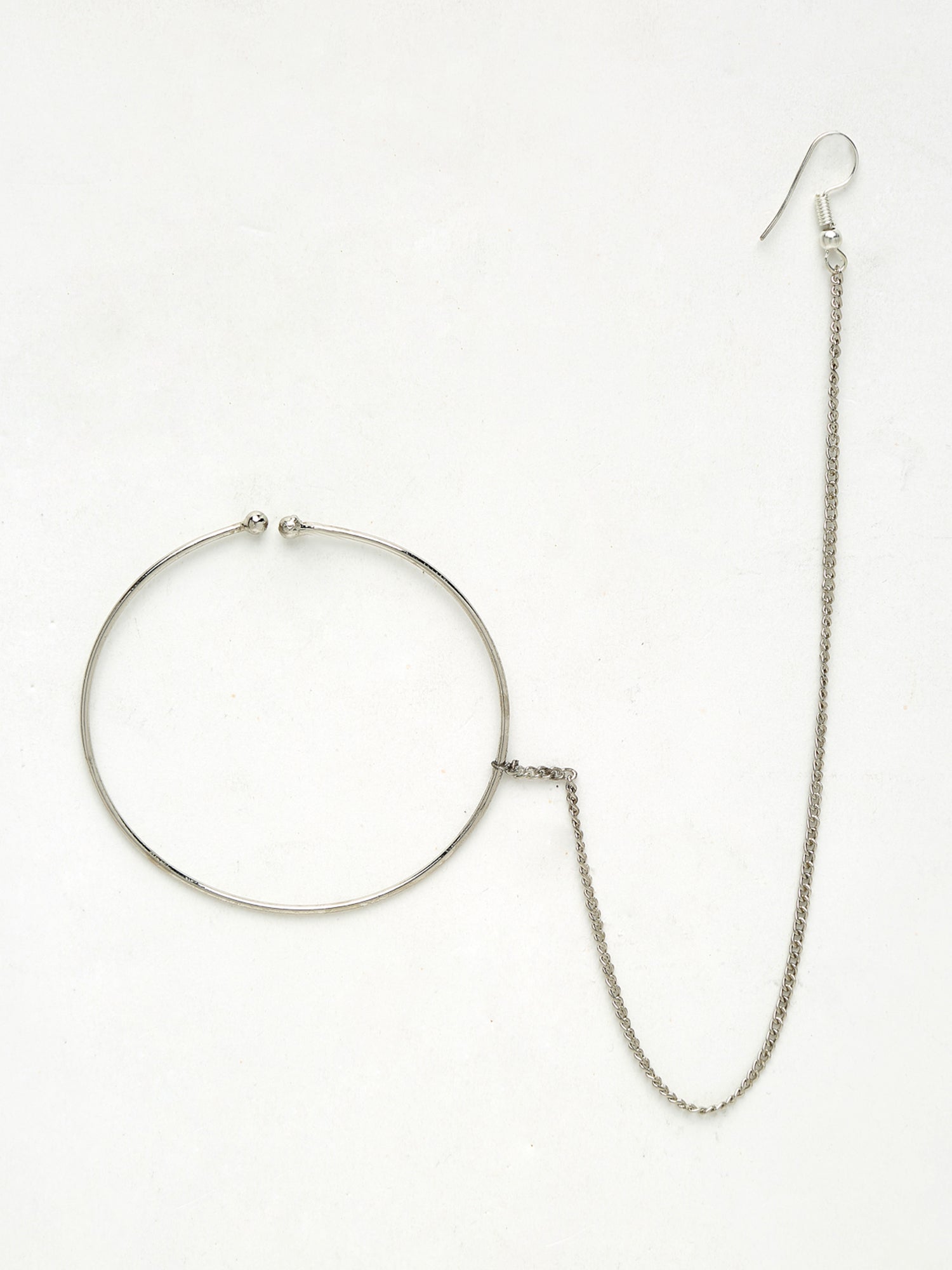 Silver Nose Ring - Ruby Raang