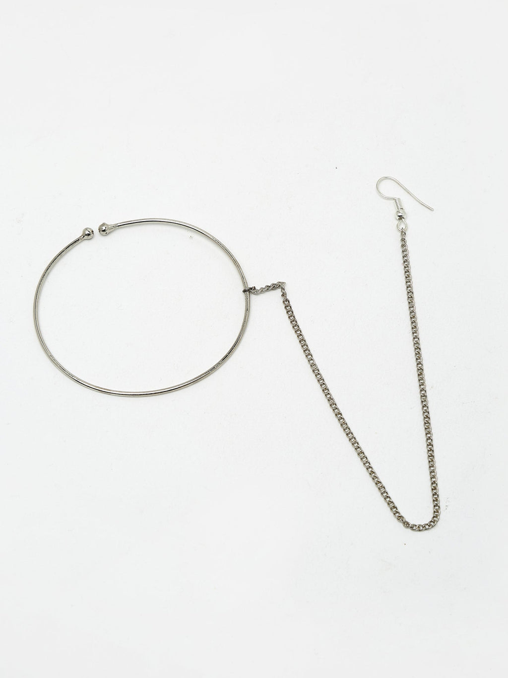 Silver Nose Ring - Ruby Raang