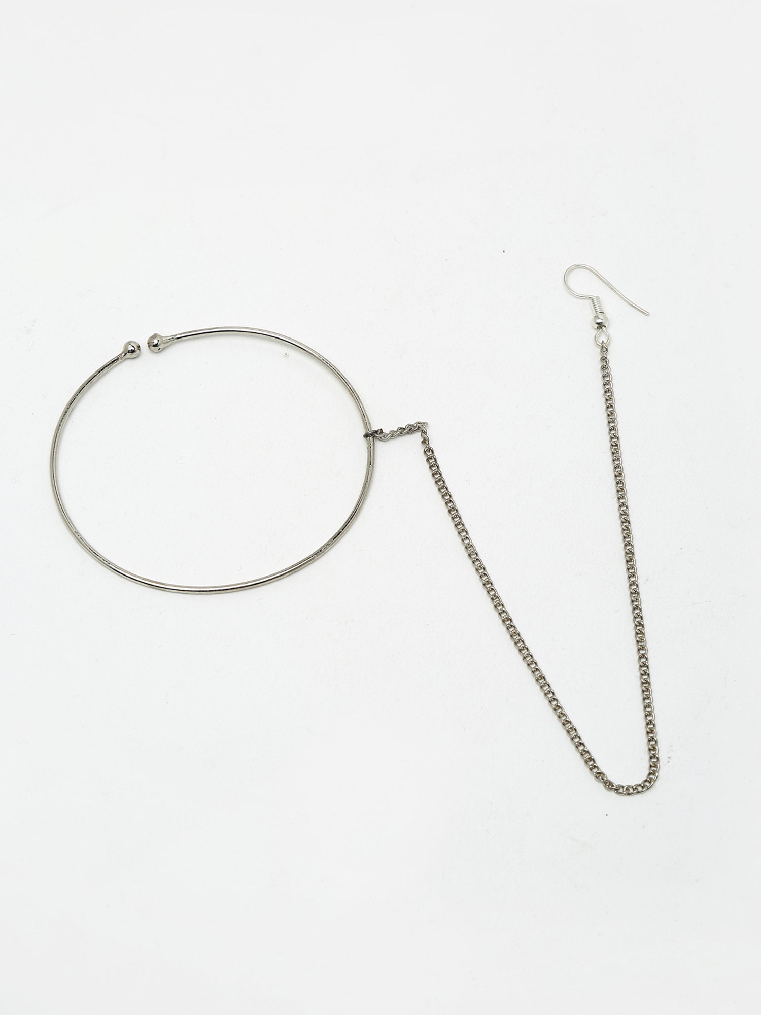 Silver Nose Ring - Ruby Raang