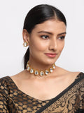 Kundan Choker With Kundan Studs - Ruby Raang