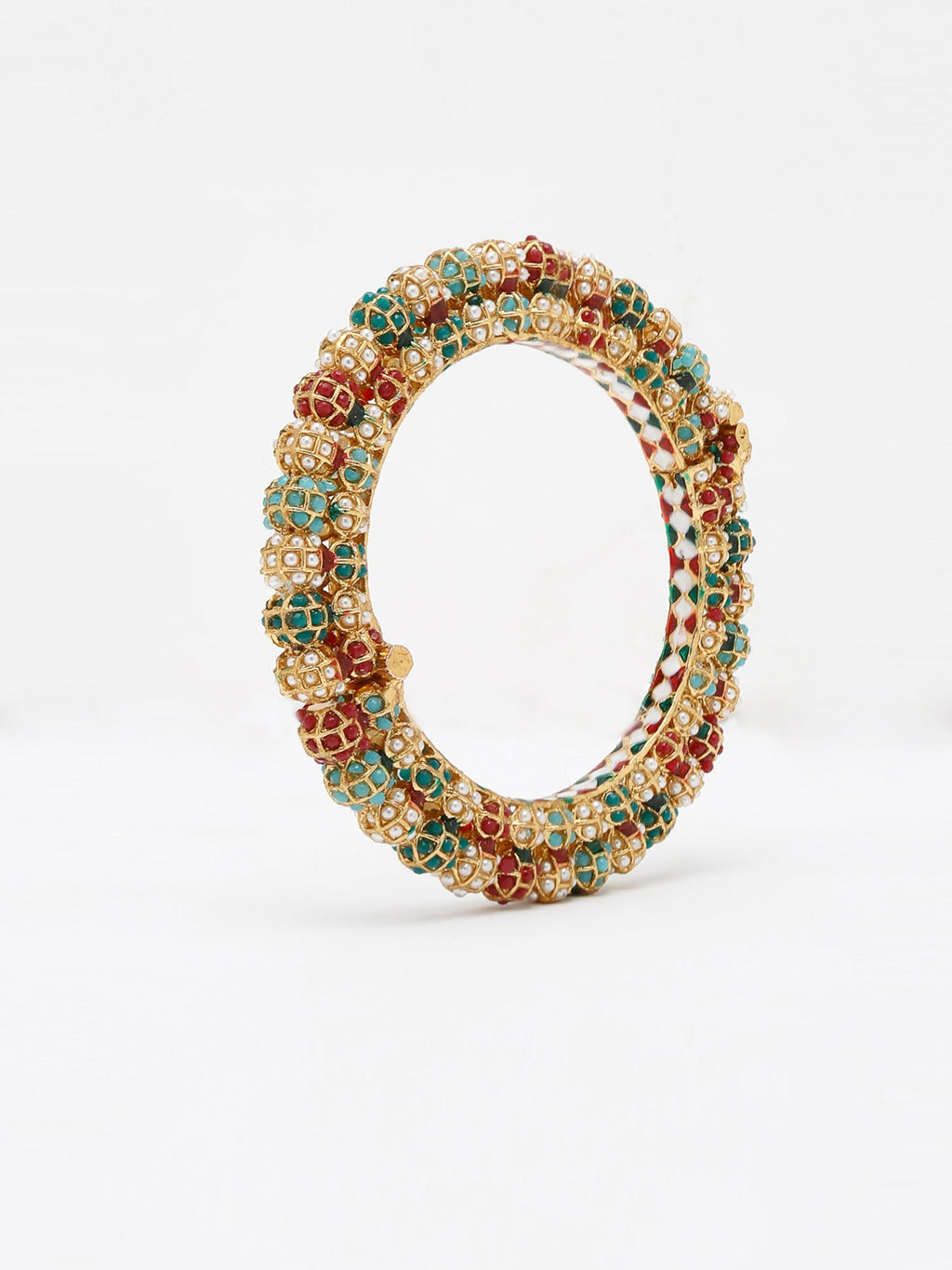 Multi Embellished Bangle - Ruby Raang