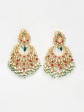 Kundan Multi Stone Earrings - Ruby Raang